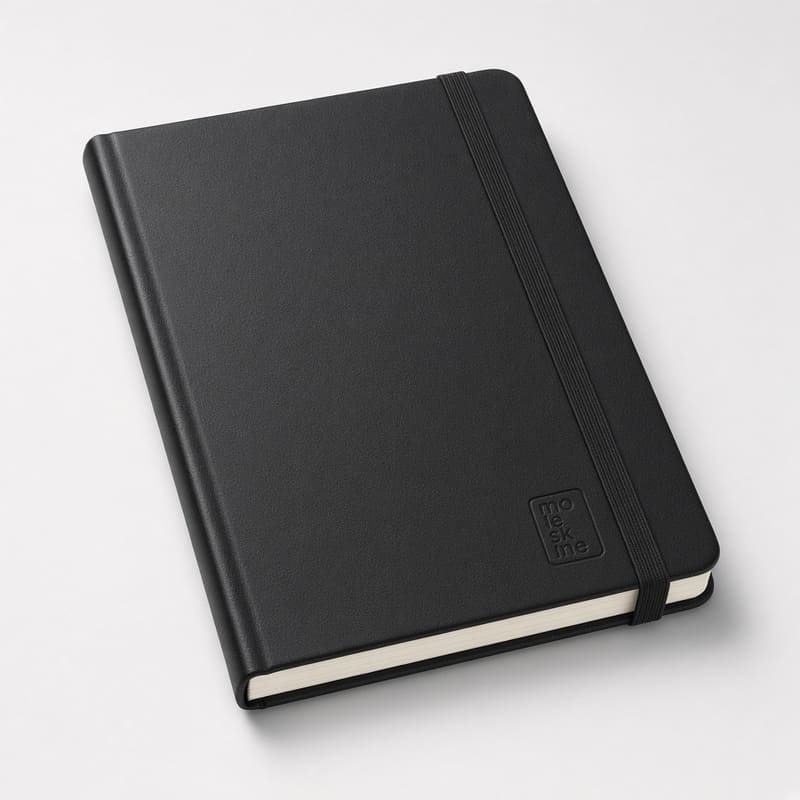 Moleskine Classic Large Ruled Hard Notebook Black