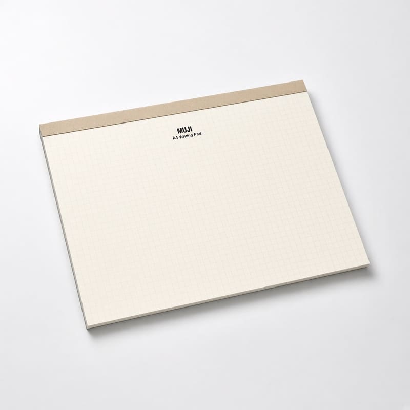Muji Low Vision Writing Pad A4 5mm Grid